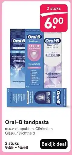 Etos Oral-B tandpasta aanbieding