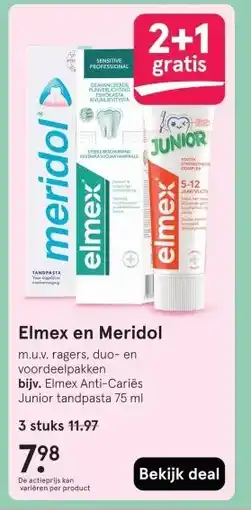 Etos Elmex en Meridol aanbieding