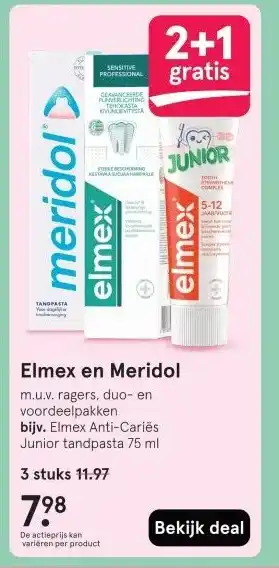 Etos Elmex en Meridol aanbieding