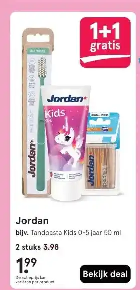 Etos Jordan aanbieding