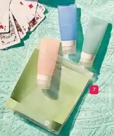 Etos Siliconen reisflesjes set van 3 stuks aanbieding