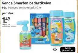 Etos Sence Smurfen badartikelen aanbieding