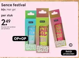 Etos Sence festival aanbieding