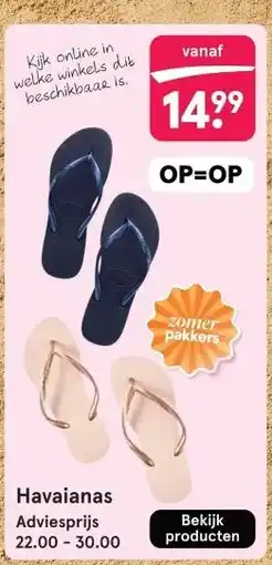 Etos Havaianas Adviesprijs aanbieding