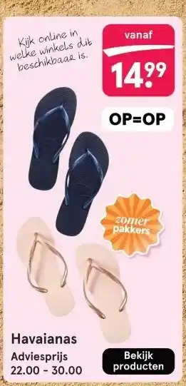Etos Havaianas Adviesprijs aanbieding