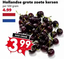 Coop Hollandse grote zoete kersen aanbieding
