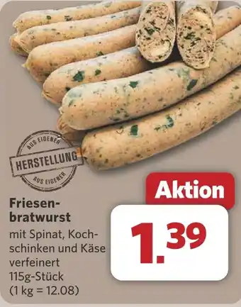 Combi Friesen- bratwurst aanbieding
