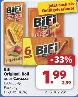 Combi Bifi Original, Roll oder Carazza aanbieding