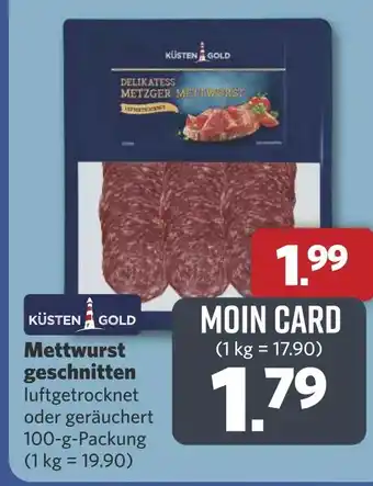 Combi Mettwurst geschnitten aanbieding