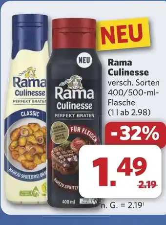 Combi Rama Culinesse aanbieding