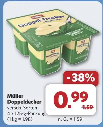 Combi Müller Doppeldecker aanbieding