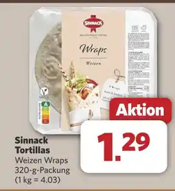 Combi Sinnack Tortillas aanbieding