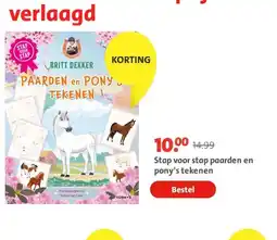 Bruna Stap voor stap paarden en pony's tekenen aanbieding