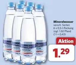 Combi Mineralwasser aanbieding