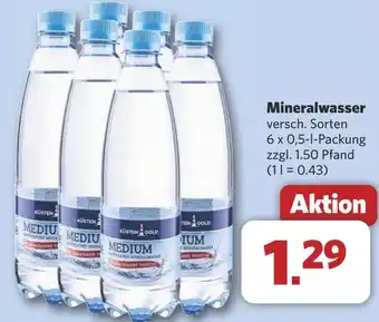 Combi Mineralwasser aanbieding