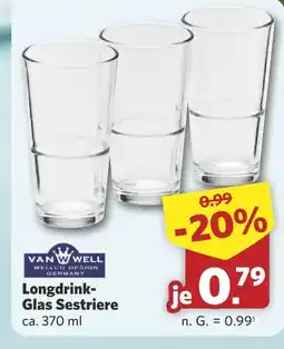 Combi Longdrink- Glas Sestriere aanbieding