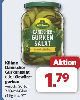Combi Kühne Dänischer Gurkensalat oder Gewürz- gurken aanbieding