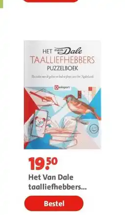 Bruna Het Van Dale taalliefhebbers puzzelboek aanbieding