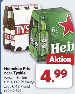 Combi Heineken Pils oder Tyskie aanbieding