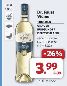 Combi Dr. Faust Weine aanbieding