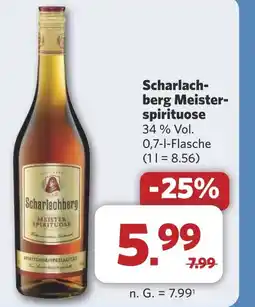 Combi Scharlach- berg Meister spirituose aanbieding