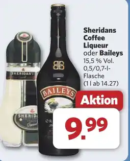 Combi Sheridans Coffee Liqueur oder Baileys aanbieding