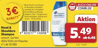 Combi Head & Shoulders Shampoo aanbieding