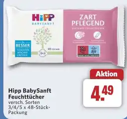 Combi Hipp BabySanft Feuchttücher aanbieding