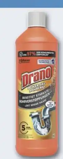 Combi Drano Power-Gel Rohrfrei aanbieding