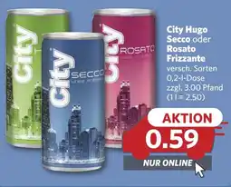 Combi City Hugo Secco oder Rosato Frizzante aanbieding