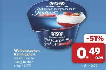 Combi Weihenstephan Rahmioghurt aanbieding