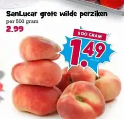 Boon`s Markt SanLucar grote wilde perziken aanbieding