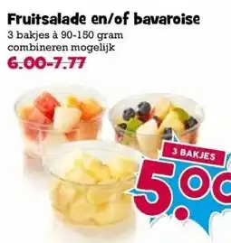 Boon`s Markt Fruitsalade en/of bavaroise aanbieding