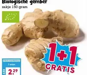 Boon`s Markt Biologische gember aanbieding