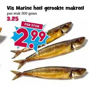 Boon`s Markt Vis Marine heel gerookte makreel aanbieding