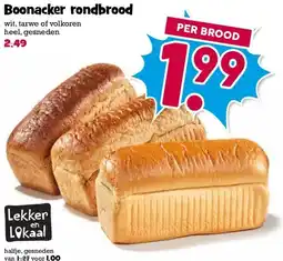 Boon`s Markt Boonacker rondbrood aanbieding
