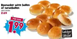 Boon`s Markt Boonacker witte bollen of tarwebollen aanbieding