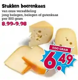 Boon`s Markt Stukken boerenkaas aanbieding