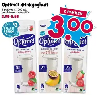 Boon`s Markt Optimel drinkyoghurt aanbieding