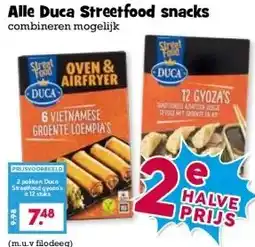 Boon`s Markt Alle Duca Streetfood snacks aanbieding