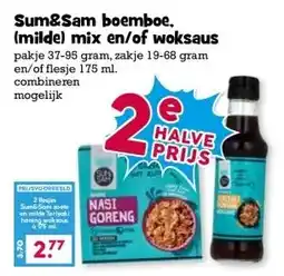 Boon`s Markt Sum&Sam boemboe. (milde) mix en/of woksaus aanbieding