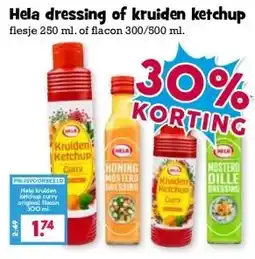 Boon`s Markt Hela dressing of kruiden ketchup aanbieding