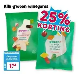 Boon`s Markt Alle g'woon winegums aanbieding