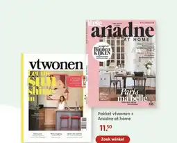 Bruna Pakket vtwonen + Ariadne at home aanbieding