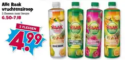 Boon`s Markt Alle Raak vruchtensiroop aanbieding