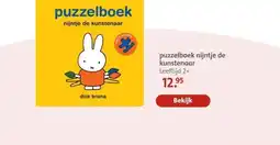 Bruna puzzelboek nijntje de kunstenaar aanbieding