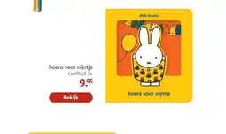 Bruna hoera voor nijntje Leeftijd 2+ aanbieding