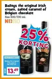 Boon`s Markt Baileys the original Irish cream, salted caramel of Belgian chocolate aanbieding