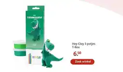 Bruna Hey Clay 3 potjes T-Rex aanbieding