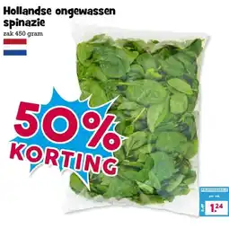 Boon`s Markt Hollandse ongewassen spinazie aanbieding